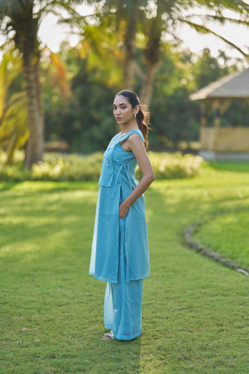 Mrunal Suit Blue