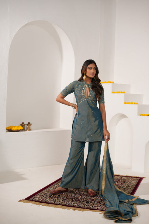 Aarya Suit Sea Green