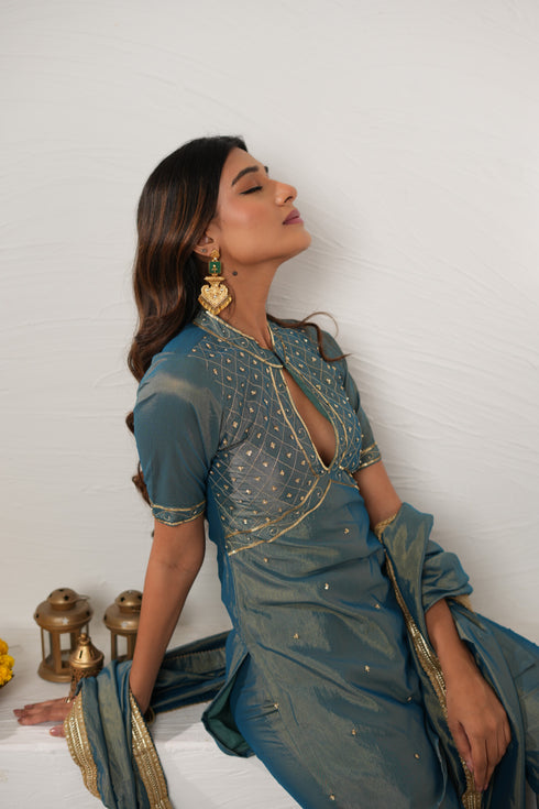 Aarya Suit Sea Green