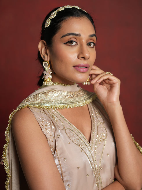 Trisha suit Champagne