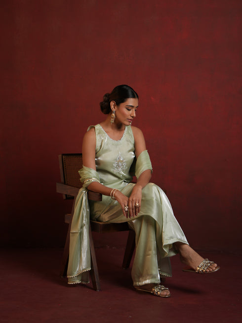 Aadhira suit Mint Green