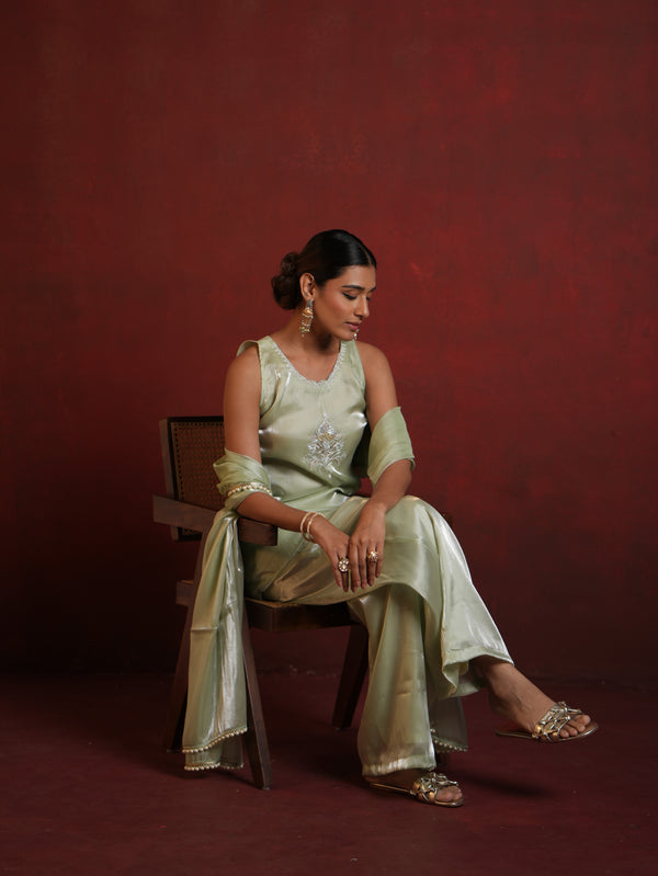 Aadhira suit Mint Green