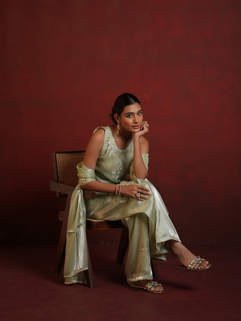 Aadhira suit Mint Green