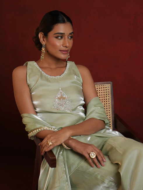 Aadhira suit Mint Green