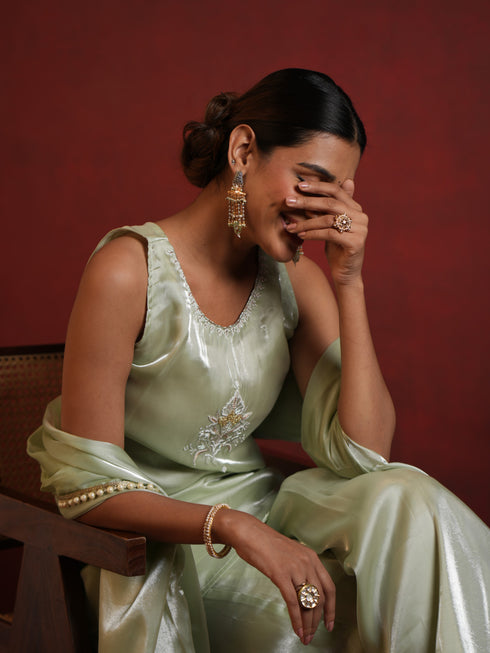 Aadhira suit Mint Green