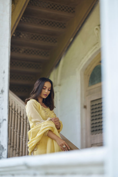 Noor Suit Yellow