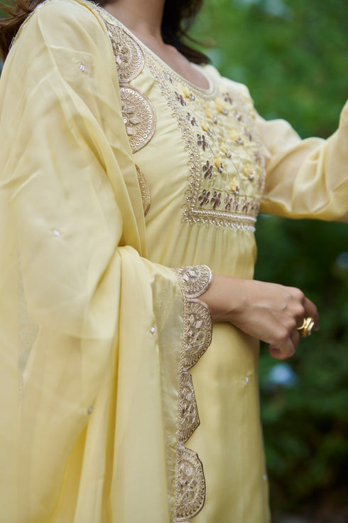 Noor Suit Yellow